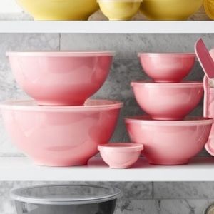 William Sonoma, Melamine Mixing Bowls with Lid, Set of 6